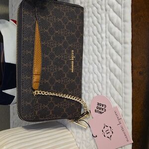 Nanette Lepore Brown and Tan Wallet With Card/ID Case-NWT